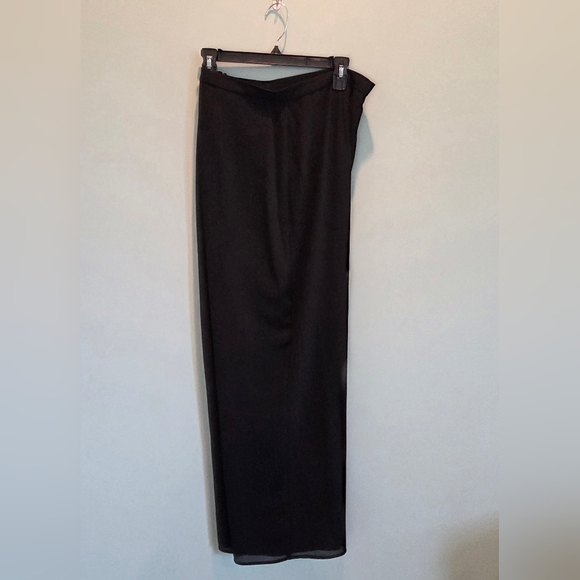 Sheri Martin New York Two-Piece Pant Set Size 18 Vintage Black Chinese-Style - Picture 9 of 16